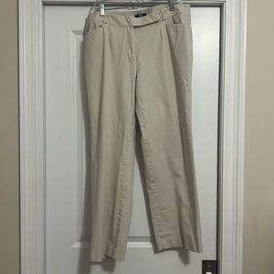Talbots size 14w khaki slacks